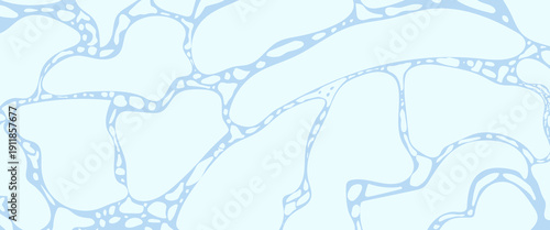 Abstract background seamless pattern with colorful waves. Trendy vector illustration in retro psychedelic style