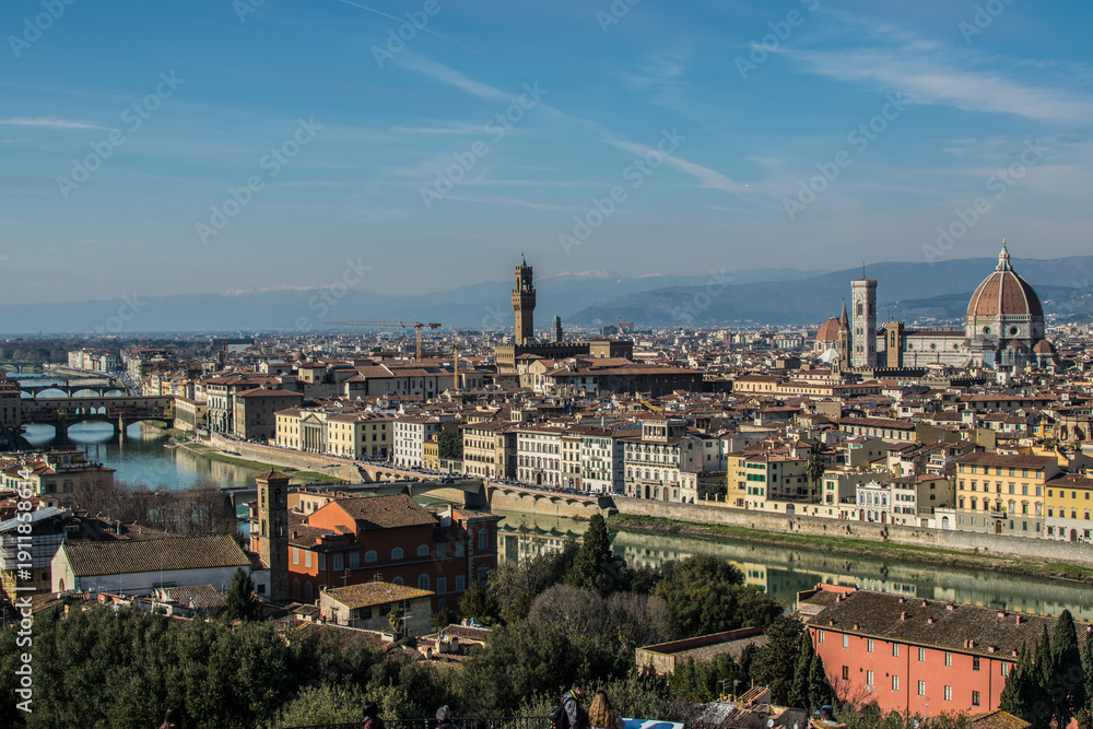 Fototapeta premium panorama of florence