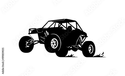 Off-Road Dune Buggy Vehicle Silhouette