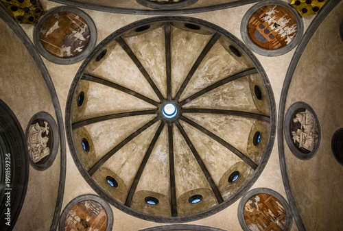 old clock in the church of the holy sepulchre