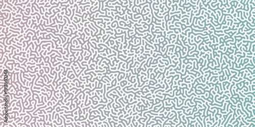 Abstract truing organic wallpaper Turing reaction diffusion monochrome seamless pattern with chaotic motion. Generative algorithm psychedelic background. Reaction-diffusion Organic lines.