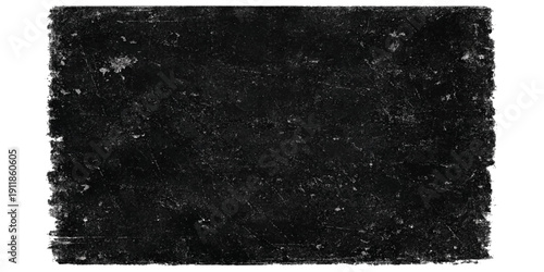 A dark grunge black leather texture featuring an old rough surface pattern with vintage gray stone and metal design elements on a dirty textured board background