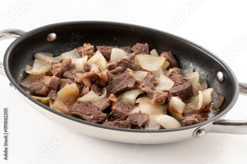 牛肉とタマネギの炒め物