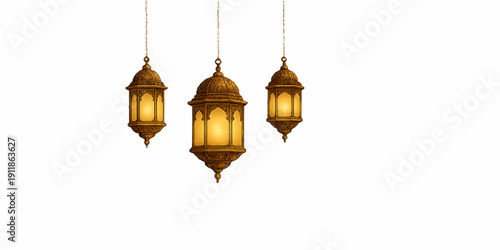 An antique metal lantern hangs on a white wall near an ancient blue dome and orthodox cathedral tower under a clear sky