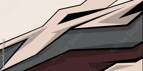 Full-color side body graphic stickers. Abstract racing design concept. Car sticker wrap designs for motorcycles, boats, trucks, cars, ships, and more.