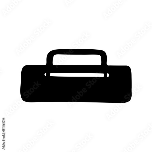 silhouettes of a briefcase