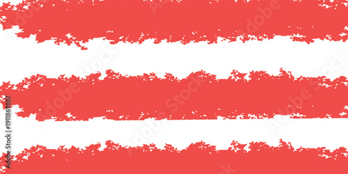 Red grid lines photo, oil strokes scratches isolated on white background. vector eps new grunge