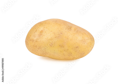 fresh potato isolated on white background