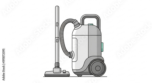 Vacuum cleaner with detachable hose and handle cleaning tool for home and office use