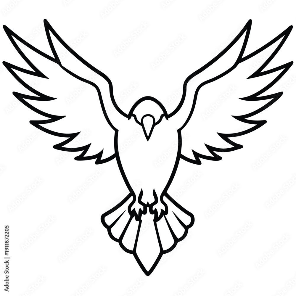 Obraz premium eagle with wings