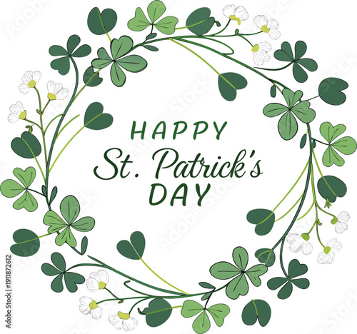 St. Patrick's Day green background