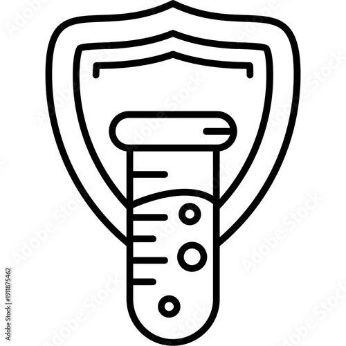 Test tube Outline Icon