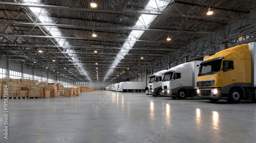 Large industrial warehouse or distribution centre.