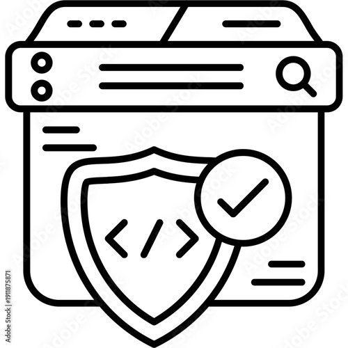 Code coverage Outline Icon