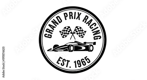 Grand Prix Racing Logo Design.