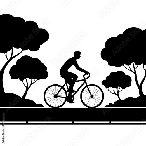 Simple black and white silhouette of a majestic horse, conveying elegance and power for sophisticated graphic design applications.