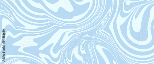 Abstract background seamless pattern with colorful waves. Trendy vector illustration in retro psychedelic style