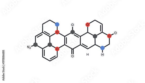 abstract molecule background
