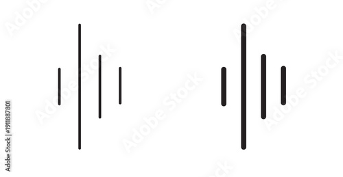 voice icon in black stroke and fill