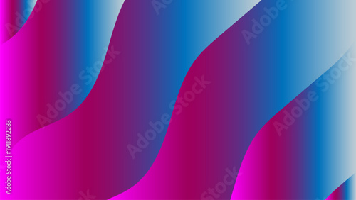 Dynamic abstract wave pattern with flowing curves and vibrant colors in a modern digital art piece viewed from a straight-on perspective