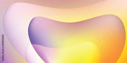 Vibrant colorful fluid gradient background – abstract liquid shapes, modern neon pastel design for web, app, poster, social media banner template