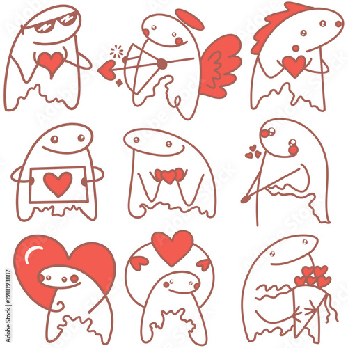 Hand Drawn Valentine's Day Decoration