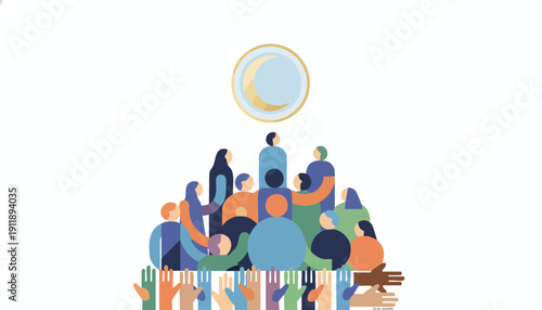 ESG Success: Diverse Global Community Working Towards a Unified Vision or Shared Corporate Goal.