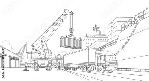 Industrial Factory Machinery and Equipment.