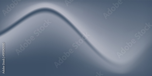 Silver foil background with metal mirror texture. Chrome gradient surface with light gloss simple abstract