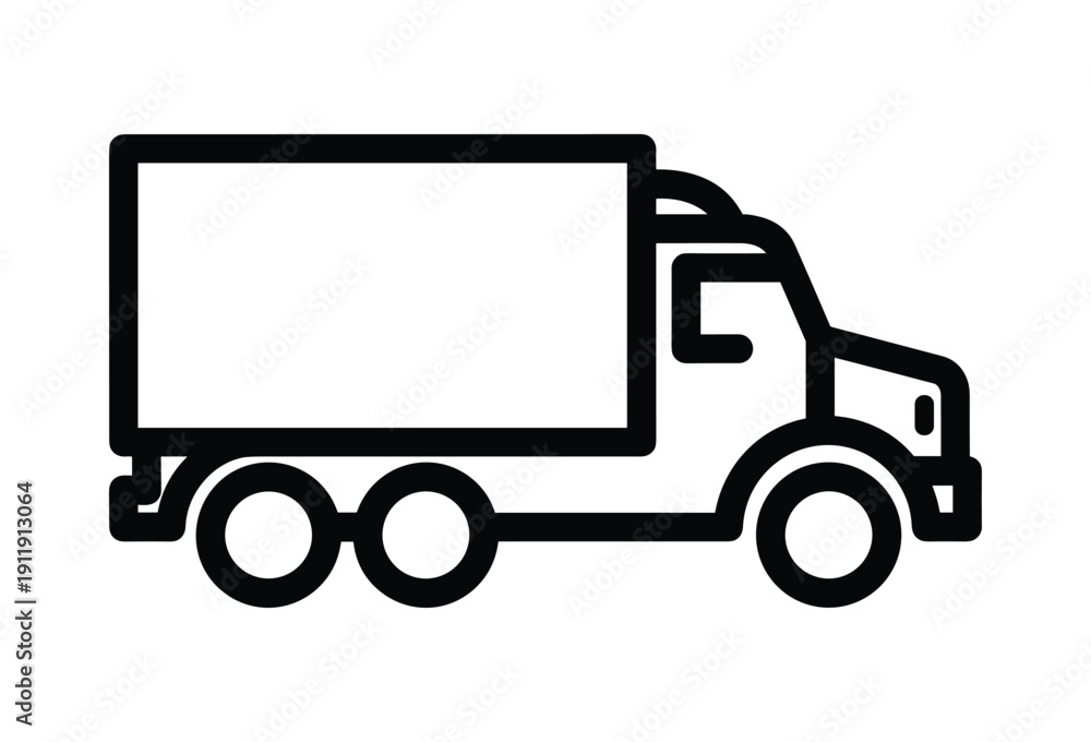 Fototapeta premium Delivery Truck Icon