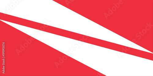 Abstract red and white paper cut background with empty space design. eps new vector