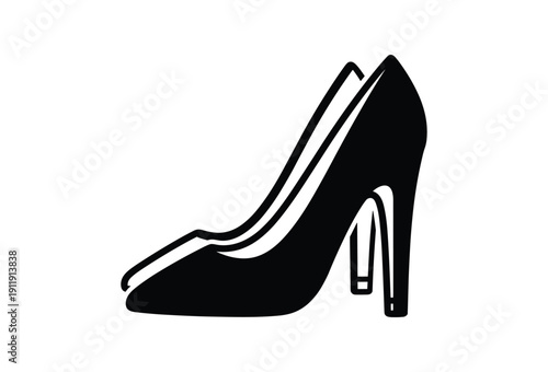 High Heel Shoe Silhouette
