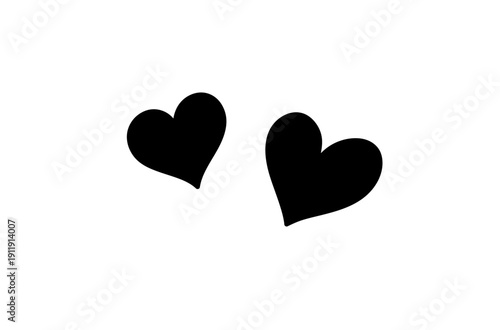 手描きのハートアイコン