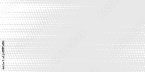 Dot white gray wave light technology texture background. Abstract big data digital concept.