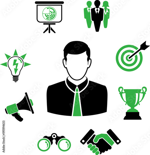 Business Strategy Process Concept