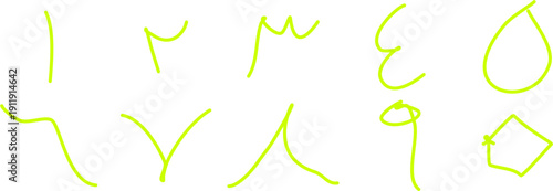 Versatile Hand-Drawn Eastern Arabic Numerals: Scribble Style Digits for Educational and Cultural Design Applications