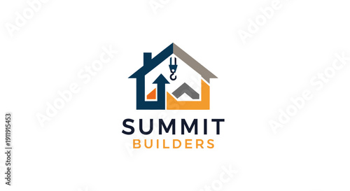 Summit Builders Logo Design for Construction Company.