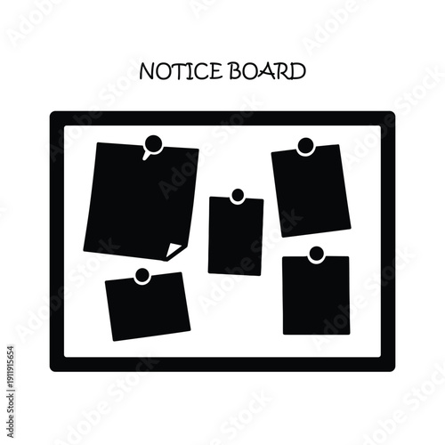 Notice Board Vector Design