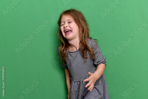 Photos spoiled little girl of 3 years old gets angry and cries