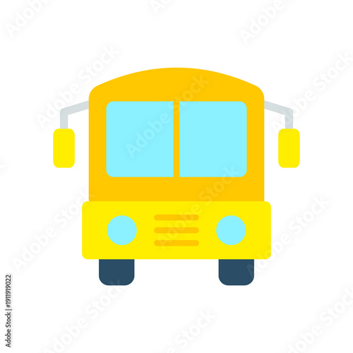 School Bus flat icon