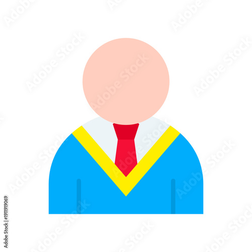 Student flat icon