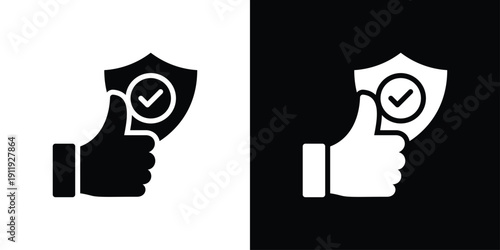 Reliability Icon Sheet Black And White