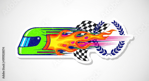 Racing Car Speed Motion Blur.