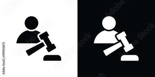 Authoritative Icon Sheet Black And White
