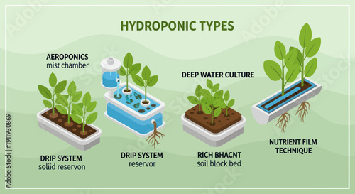 Hydroponic Systems for Plant Growth Methods.