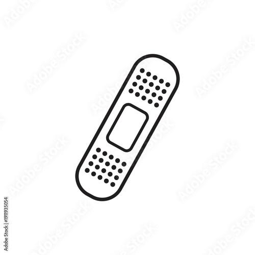 Modern adhesive bandage with breathable holes for wound care