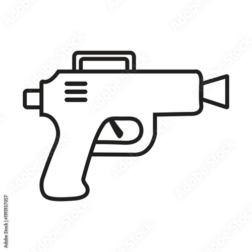 Modern toy water gun for fun and playful summer activities