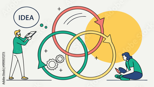 World Creativity and Innovation Day Abstract Idea Vector