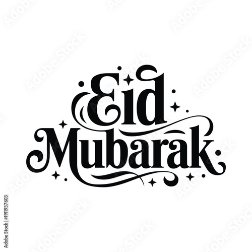Eid Mubarak festive greeting text