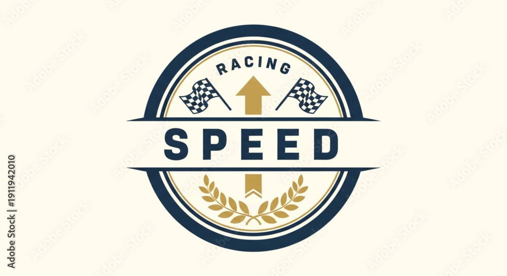 Obraz premium Racing Speed Logo Design Element.